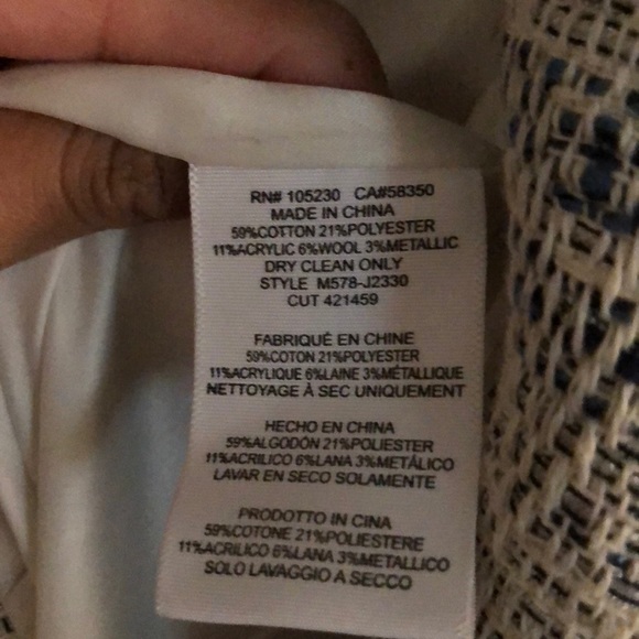 Joie Fringe Tweed Jacket - Picture 6 of 8